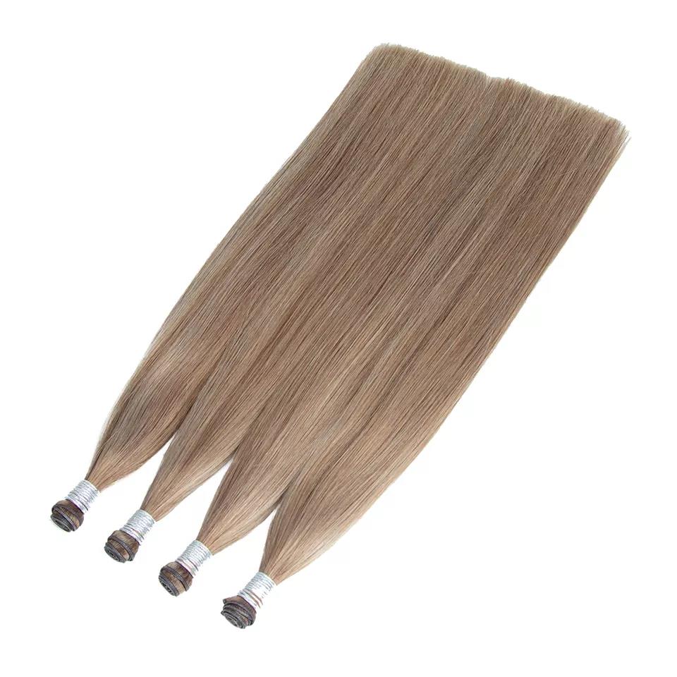 Wholesale Private Label 12A Genius Weft Remy Hair Extension Weft Top Grade Virgin Hair Extension